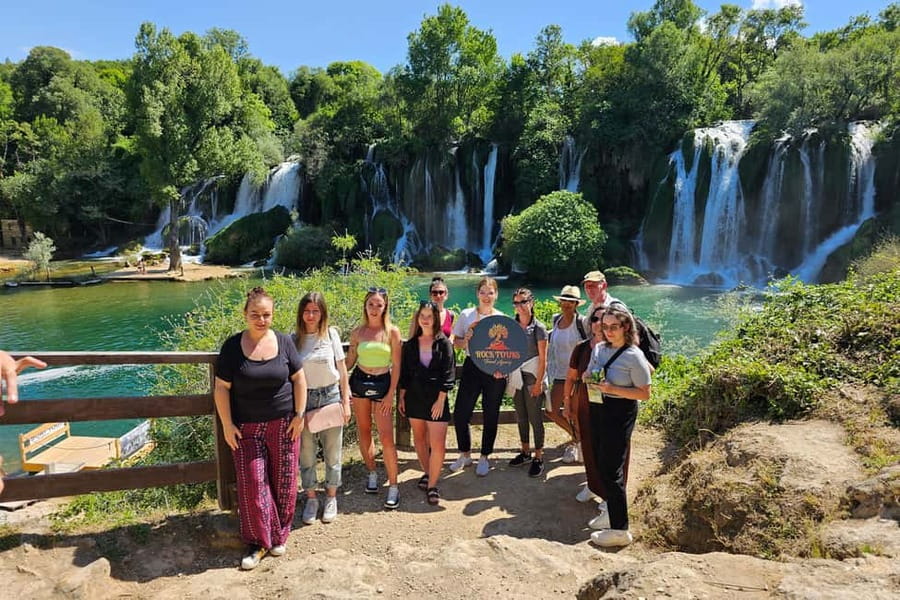Dubrovnik: Mostar & Kravica Waterfalls Day Trip - Crossing the border into Bosnia and Herzegovina