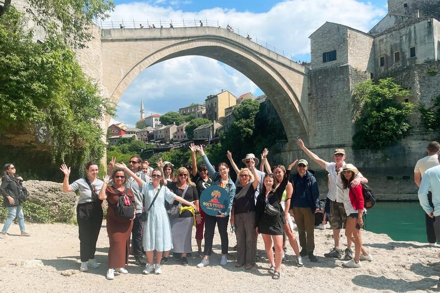 Dubrovnik: Mostar & Kravica Waterfalls Day Trip - Kravica Waterfalls and the short swimming stop