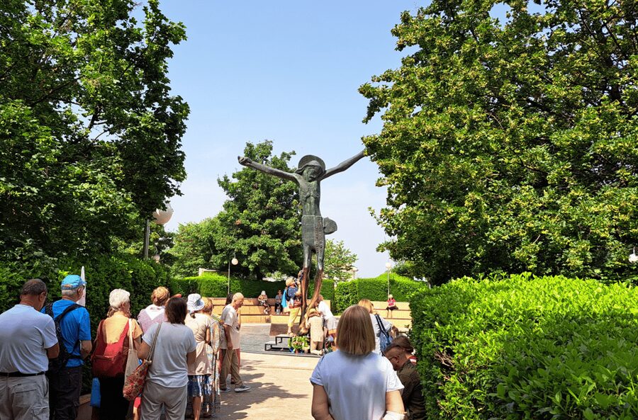 From Dubrovnik: Medjugorje Private Day Tour - St. James Church and the Center of Medjugorje