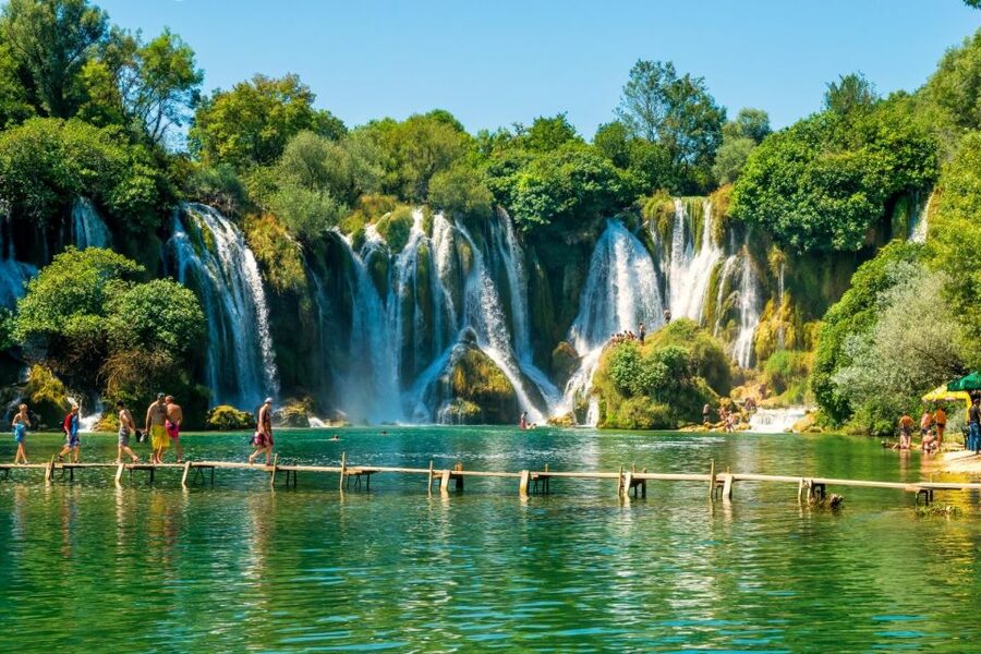 From Dubrovnik: Mostar & Kravice Waterfalls Private Tour - Entering Mostar through the Neretva valley