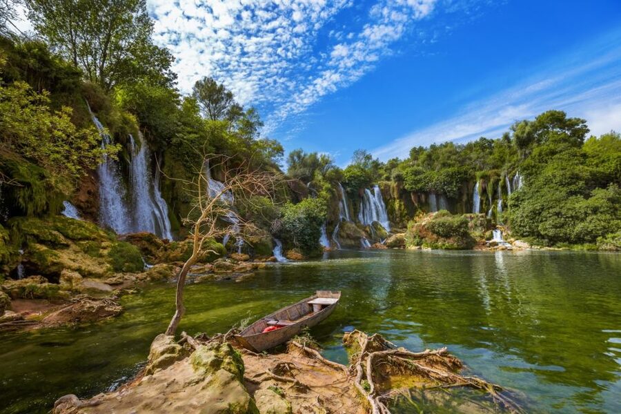 From Dubrovnik: Mostar & Kravice Waterfalls Private Tour - Kravice Waterfalls: a cool first stop