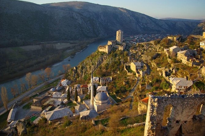 From Sarajevo: Private Mostar, Blagaj and Kravice Waterfalls Tour - Počitelj, a steep Ottoman-Mediterranean village