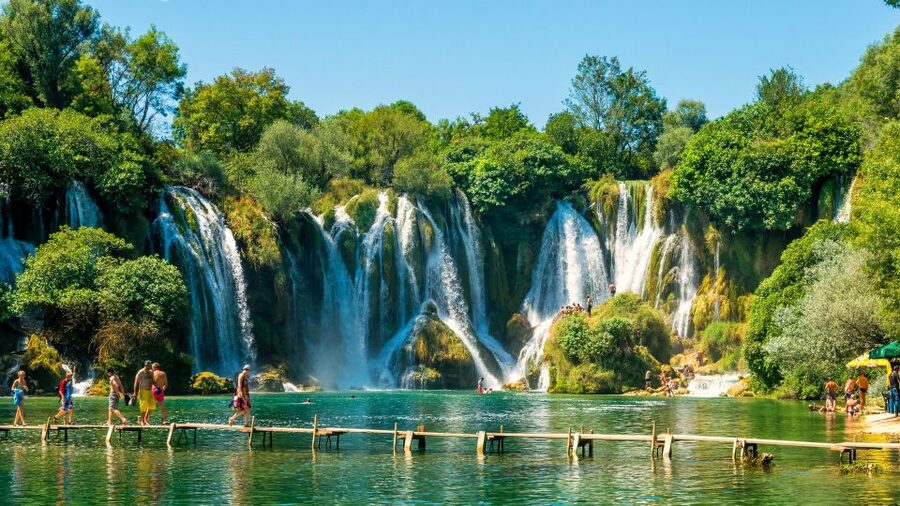 From Split and Trogir: Mostar Tour with Kravica Waterfalls - Počitelj: a short stop with a steep view