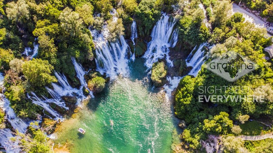 From Split and Trogir: Mostar Tour with Kravica Waterfalls - Bosnian coffee, burek, baklava, and ćevapi