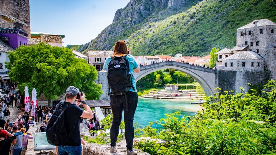 From Split and Trogir: Mostar Tour with Kravica Waterfalls - The 2.5-hour ride and crossing into Bosnia