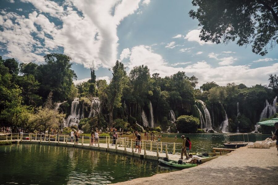 From Split: Mostar and Kravice Waterfalls Tour - One guided hour in Mostar, then time to roam