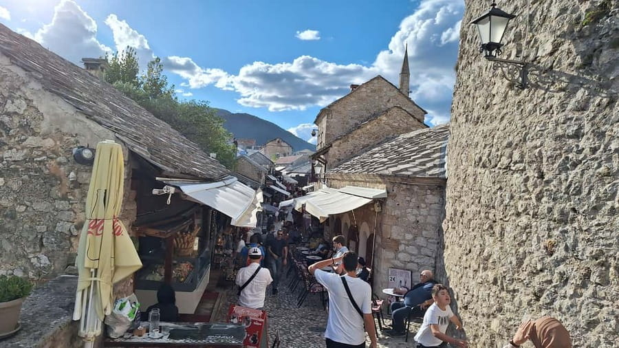 Kravice waterfall excursion, Ston,Međugorje, Mostar - Two hours and 15 minutes in Mostar