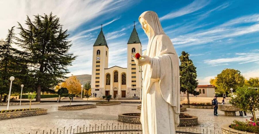 Private Day trip to Medjugorje from Split or Dubrovnik - Walking up Apparition Hill