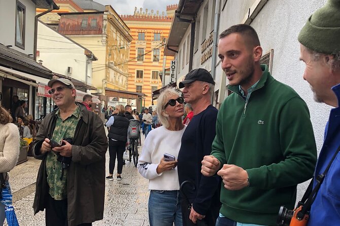 PROFESSIONAL SARAJEVO WALKING TOUR - With guide who guided STING! - From the Sacred Heart Cathedral to Sarajevo’s Roses