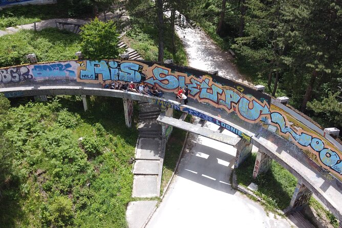Sarajevo: A City Under Siege - War Tour With Tunnel Museum - The Olympic bobsleigh track above the Old Town