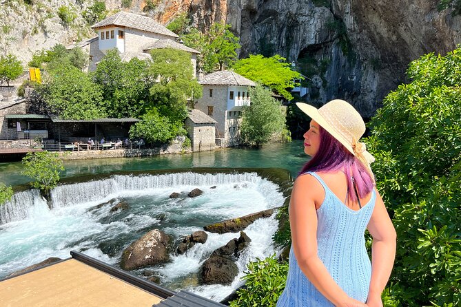 Sarajevo: Mostar Konjic Blagaj Pocitelj Fortica Skywalk Waterfall - Stolac and the final stretch