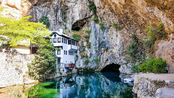 Sarajevo: Mostar, Konjic, Sufi House, Pocitelj & Kravice Falls - The Crooked Bridge and first hamam