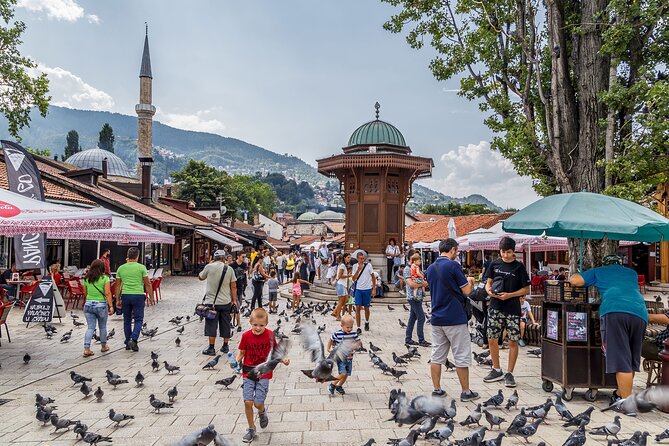Sarajevo Uncovered: Old Town Tour with Coffee and Food Tasting - Starting at the Eternal Flame and Sacred Heart Cathedral