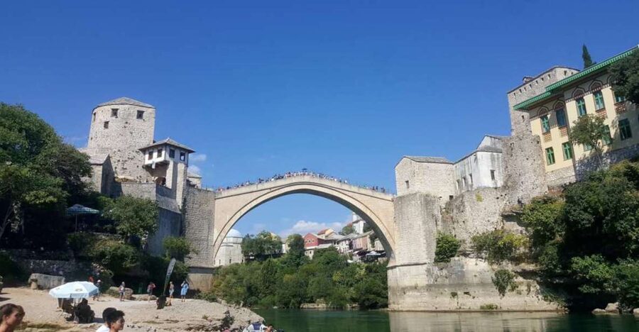Split/Trogir: Mostar and Medjugorje Tour with Wine Tasting - The old bazaar, mosque, and Ancient House Museum