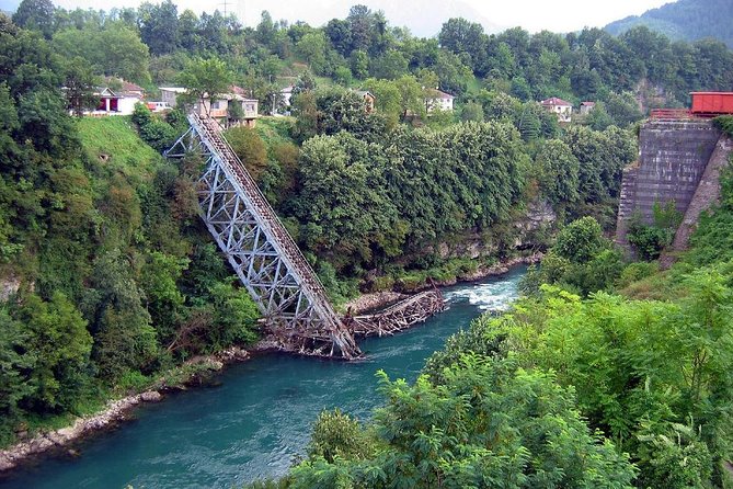 Sunny Herzegovina: Mostar, Kravice Waterfalls & 4 Cities Tour - Blagaj Tekija beneath the cliff