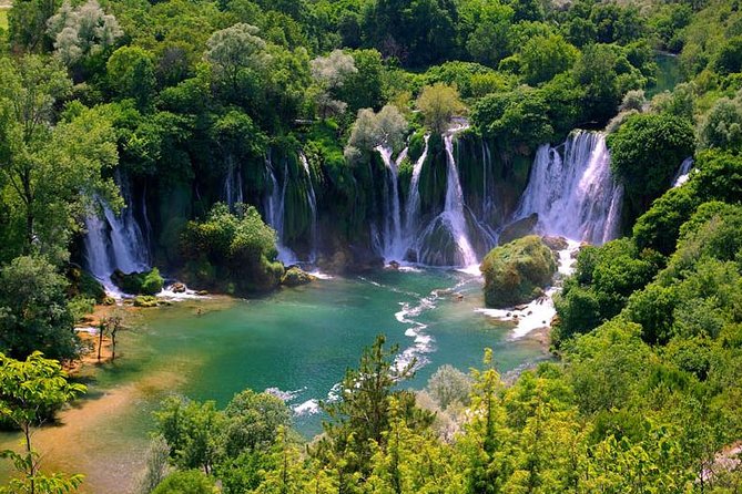Transfer Mostar to Dubrovnik with Kravice Waterfalls, Blagaj and Počitelj tour - Kravice Waterfalls, the day’s big nature stop